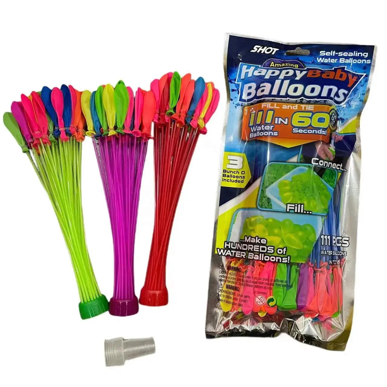 Water Balloons 111pcs /bag Balloon Self Sealing Magic Quick Fill Water
