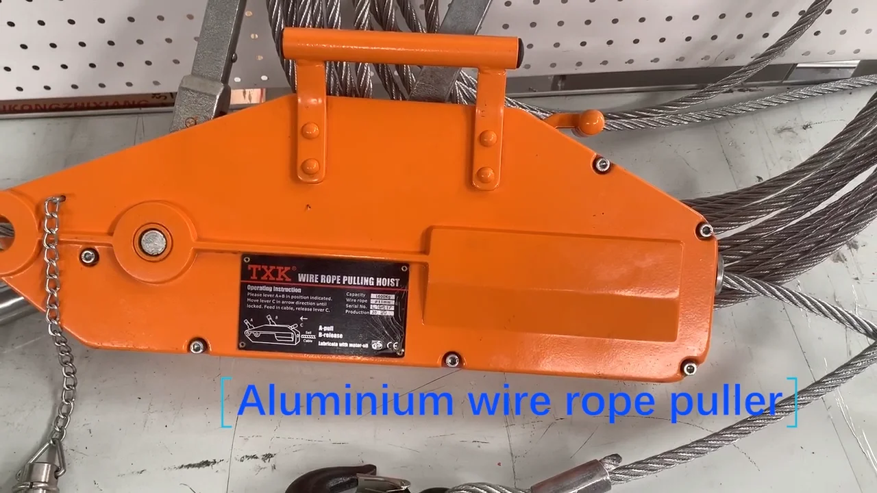WRPA Tirfor3.2ton Manual Wire Rope Puller Winch tirfor hand winch
