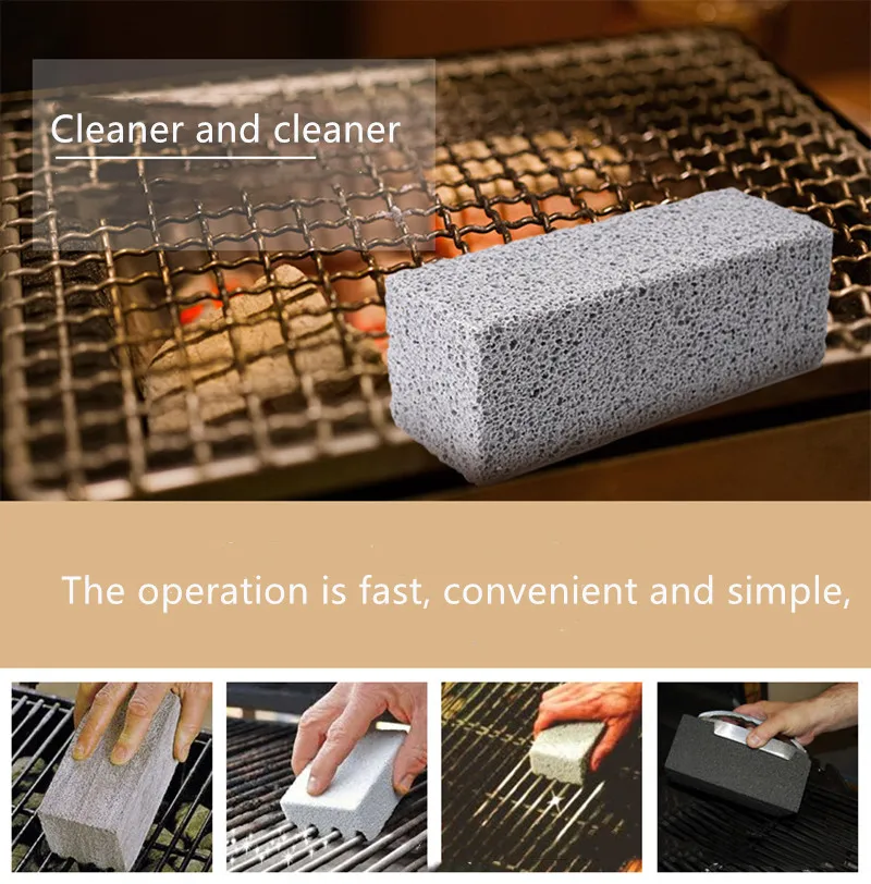 Pumice Griddle Kit BBQ Scraper Grill Cleaner Barbecue Cleaning Stone Brick Block Pumice Griddle Kit BBQ Scraper Grill Cleaner Barbecue Cleaning Stone Brick Block