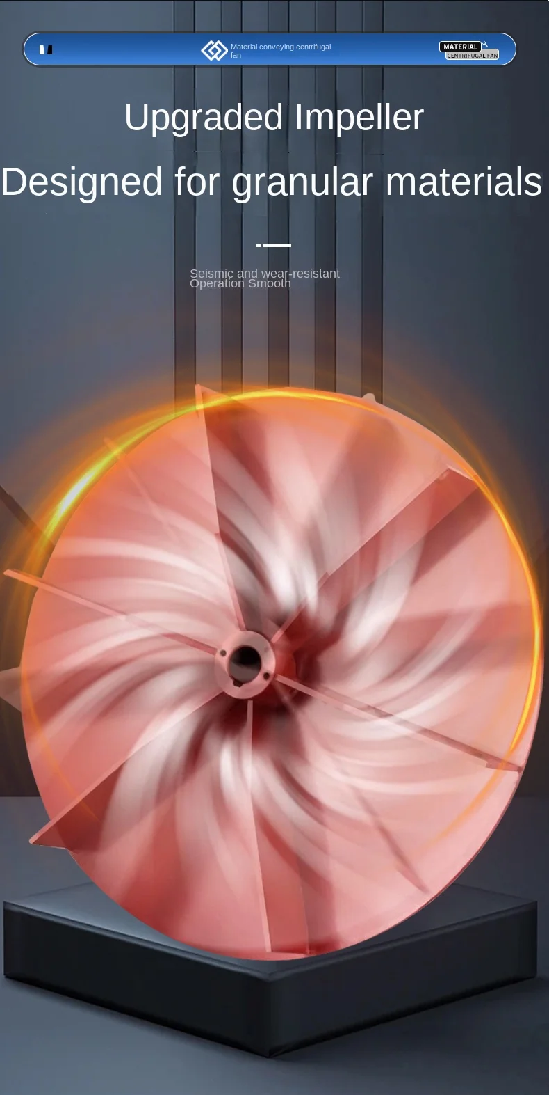 Removal Strong Suction Fan, 380V, Centrifugal - detail 44