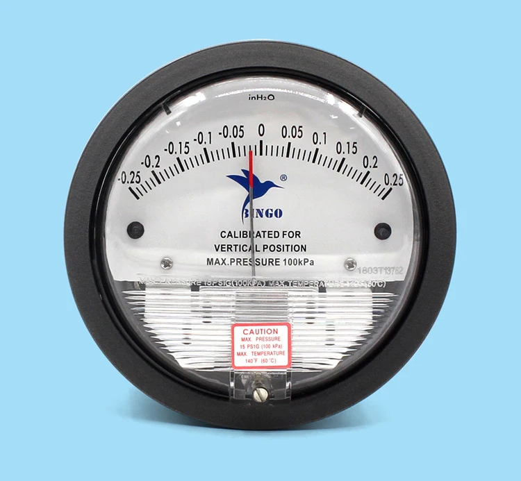 low pressure differential pressure gauge