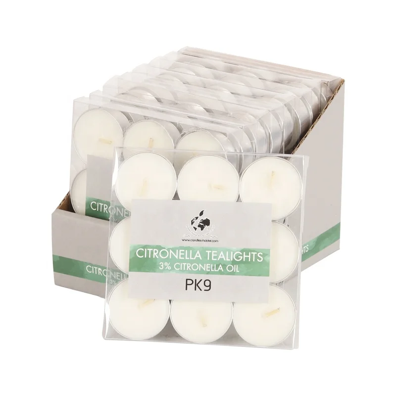 Citronella Tealight Citronella candle Indoor Outdoor candle Popular Customized Displsy Handmade Professional Factory Hotsale