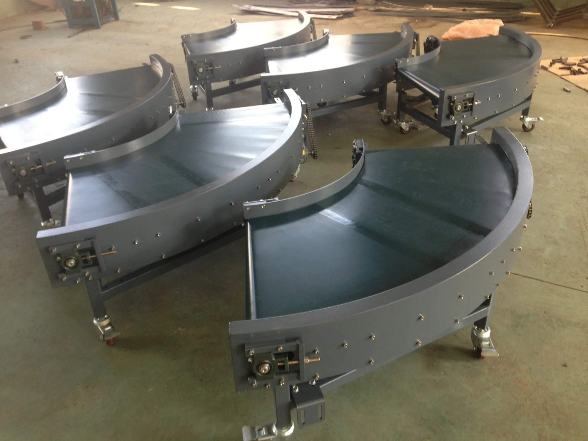 Curved Conveyor Belt For Material Handling Buy Industrial Conveyor