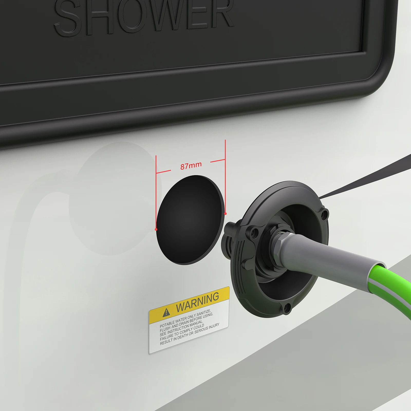 Gravity Fresh Water Fill Hatch Inlet Replacement Rv Trailer White Buy