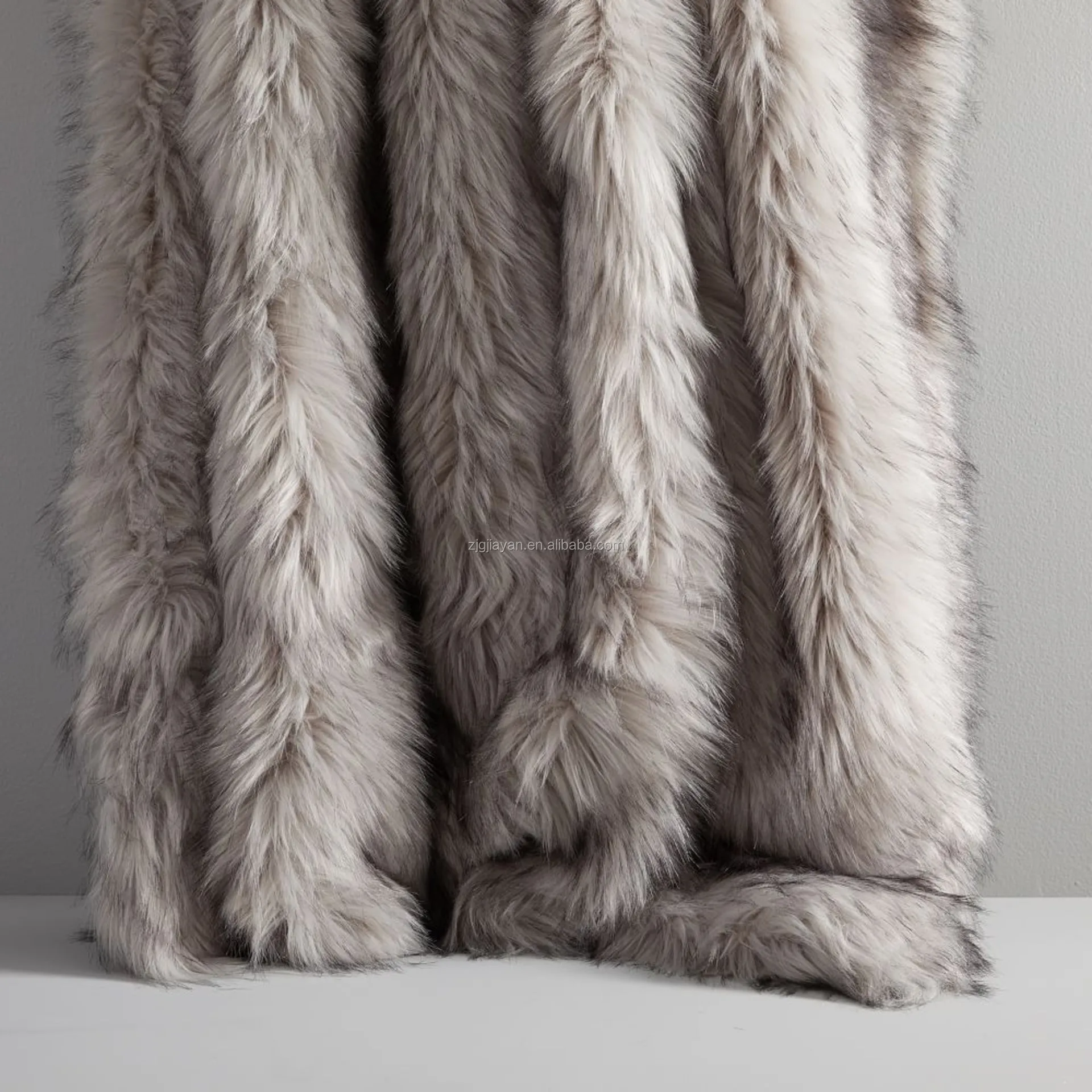 Soft Cozy Heavy Weighted Long Pile Fox Faux Fur Throw Blanket Buy Fox