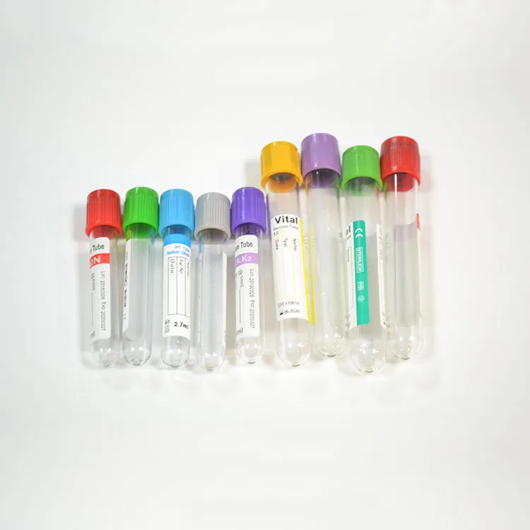 Medical Consumable Glass And Pet Disposable Vacuum Blood Collection Tube