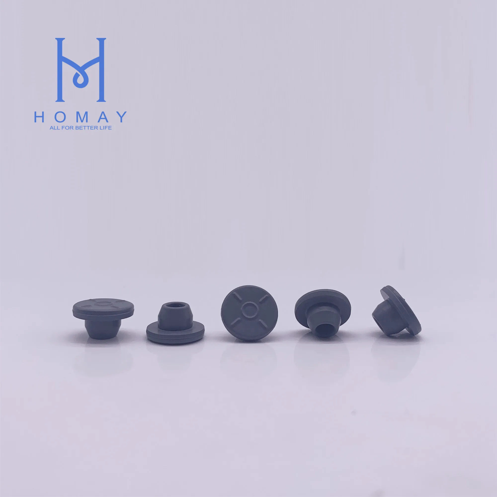 13mm 20mm Red Grey Clear Chloro Butyl Rubber Stopper Clear Silicon