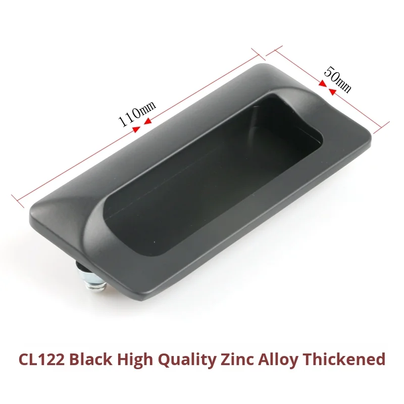 Embedded Zinc Alloy Chrome-Plated Invisible Concealed Sliding Door Cabinet Handle LS122 for Decorations Cutting Service factory