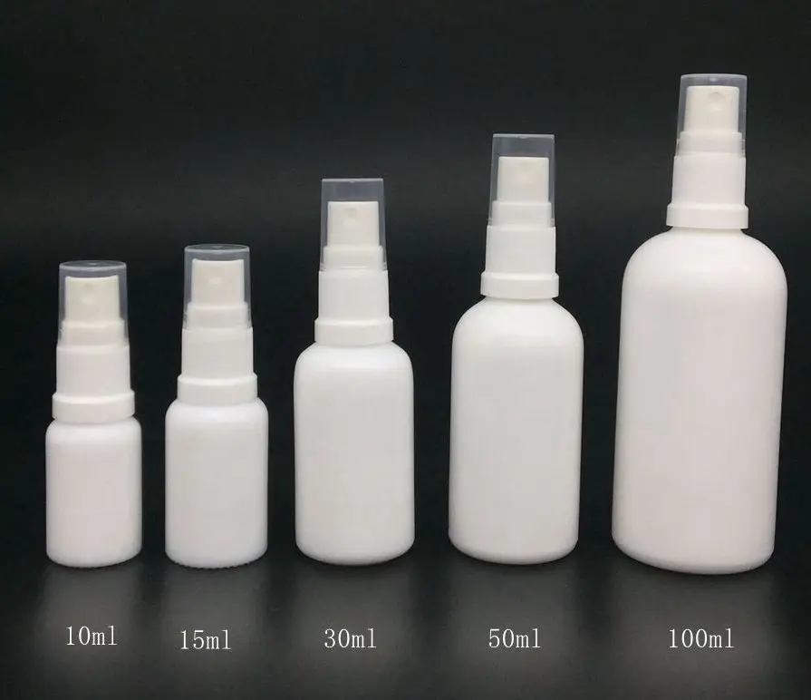 Empty Opal Glass Bottles10ml 15ml 30ml 50ml 100 Ml 200ml White Plastic