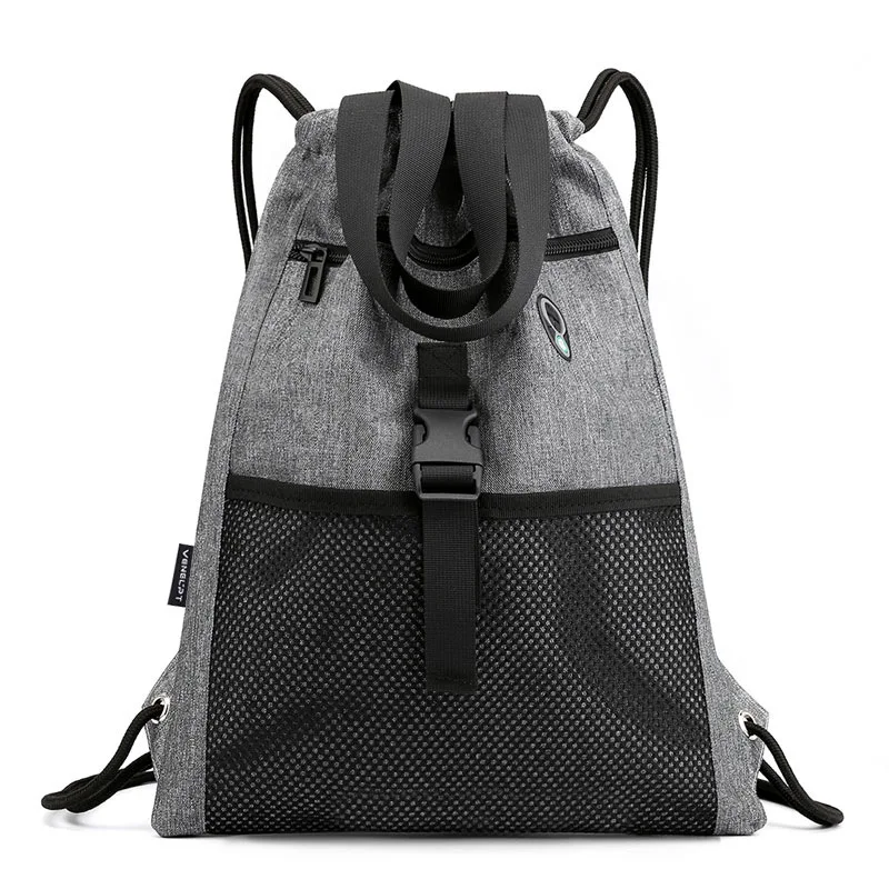 Drawstring Sports Bag Backpack With Inside Pocket Lightweight String ...