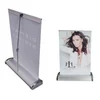 Portable mini desktop roller screen for single side roll up