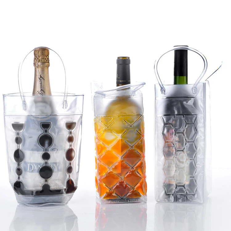 Nylon Gel Ice Pack Bottle Cooler Wine Bottle And Can Bottle Cooler