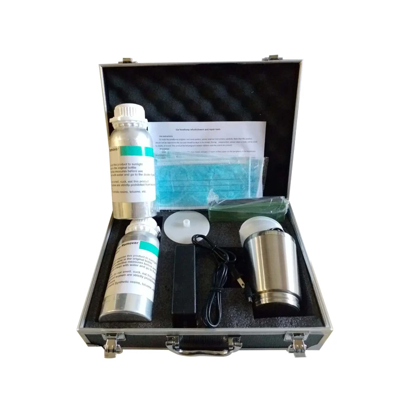 Allplace Steam Headlight Polishing Set Car Light Headlight Restoration Kit UV
