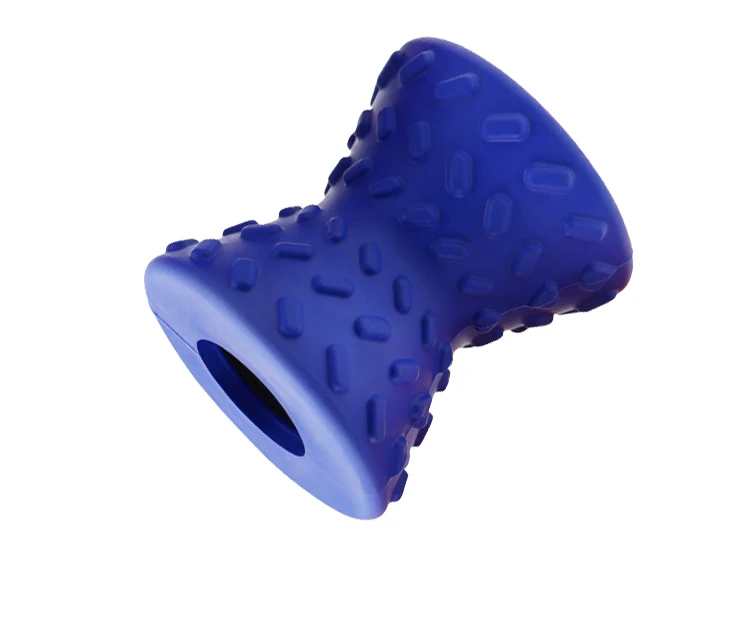 Dog Chewing Toy Manufacturer Wholesale Dog Dumbbell Leakage with Iron Plate Line