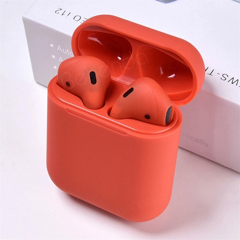 Behenda 2020 Amazon top seller I12 TWS V5.0 sport Bluetooth earphones earbud i12 with Double earphone magnetic charging box - ANKUX.COM