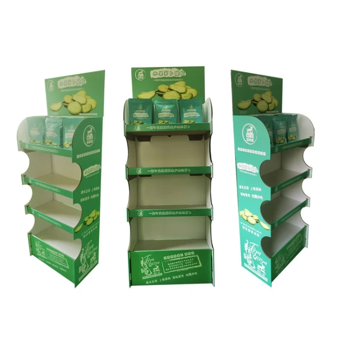 Cardboard Store Belt Rack Modern Style Cardboard Stand Display Corrugated Floor Rack for Retail ...
