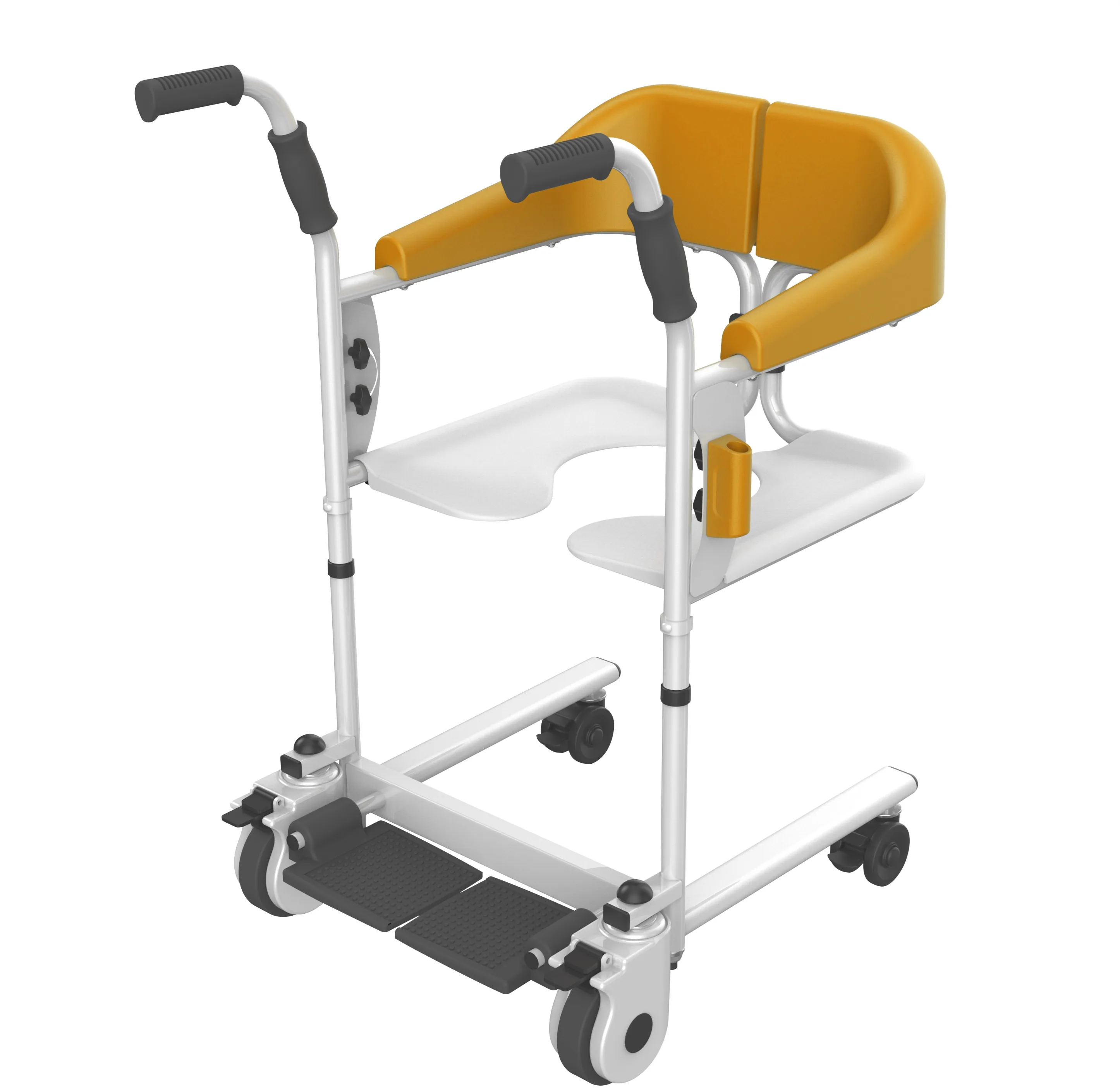 Best Sell Wheelchair With Toilet Transfer Commode Adjustable Bath Chair Hospital Nursing For Elderly And Disabled China Supplie Buy Wheelchair Hospital Nursing Wheelchair With Toilet Transfer Product On Alibaba Com
