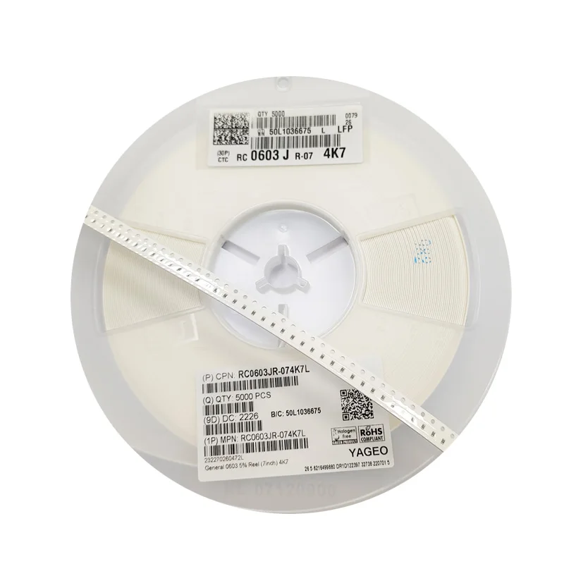 The New Original Electronic Components Rc0603jr-074k7l Res Smd 4.7k Ohm ...