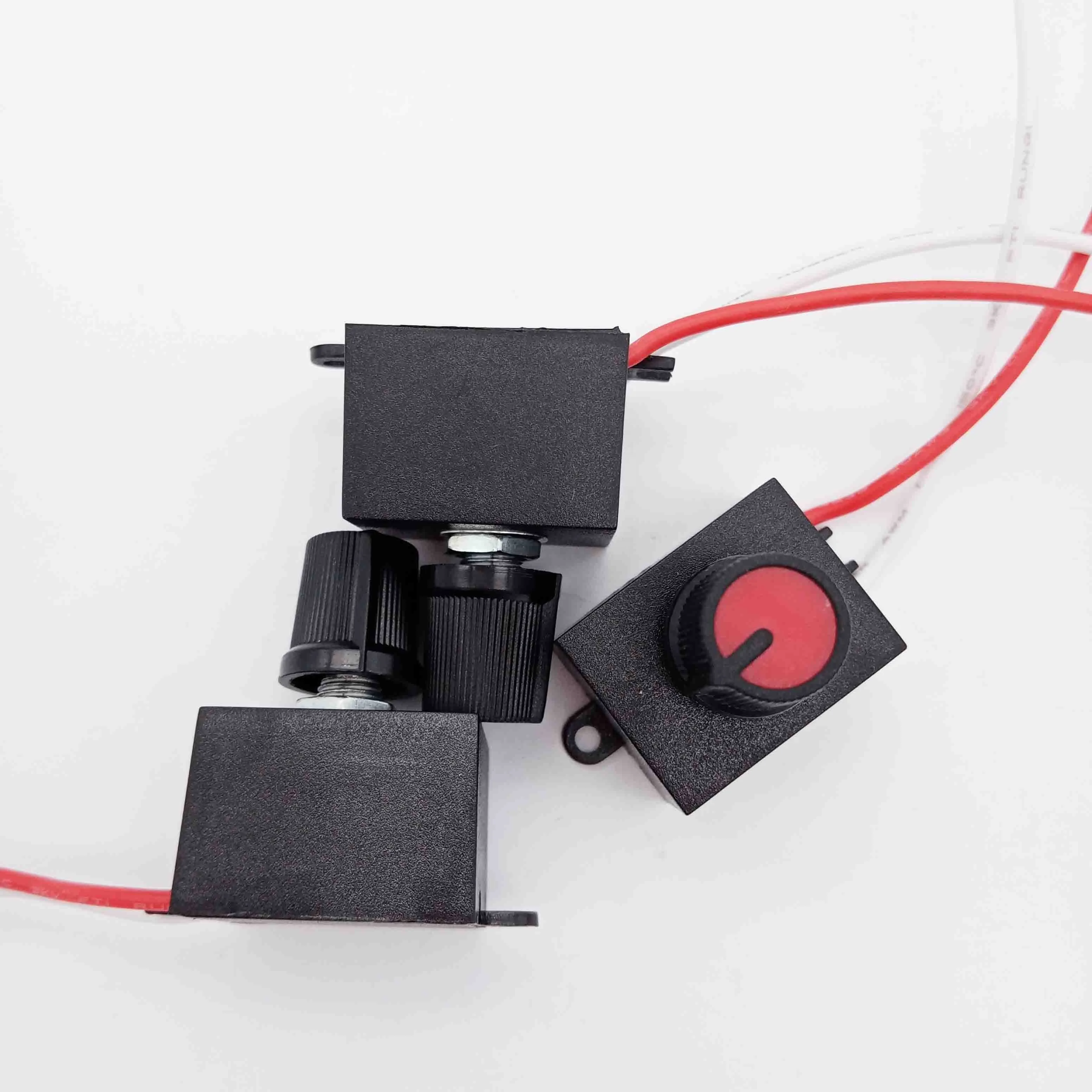 Low Voltage Mini Ultrasmall Knob Passive 010v Dimmer Electronic Potentiometer For 0/110v