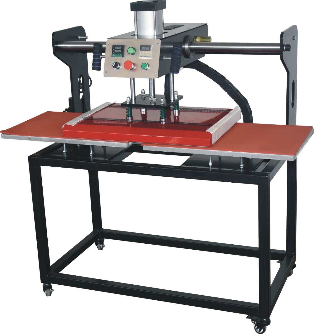 Pneumatic Double Station Press Machine Large Format 40*60cm Heat Press