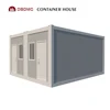 mobile modular 20' prefab bungalow steel frame container tent house