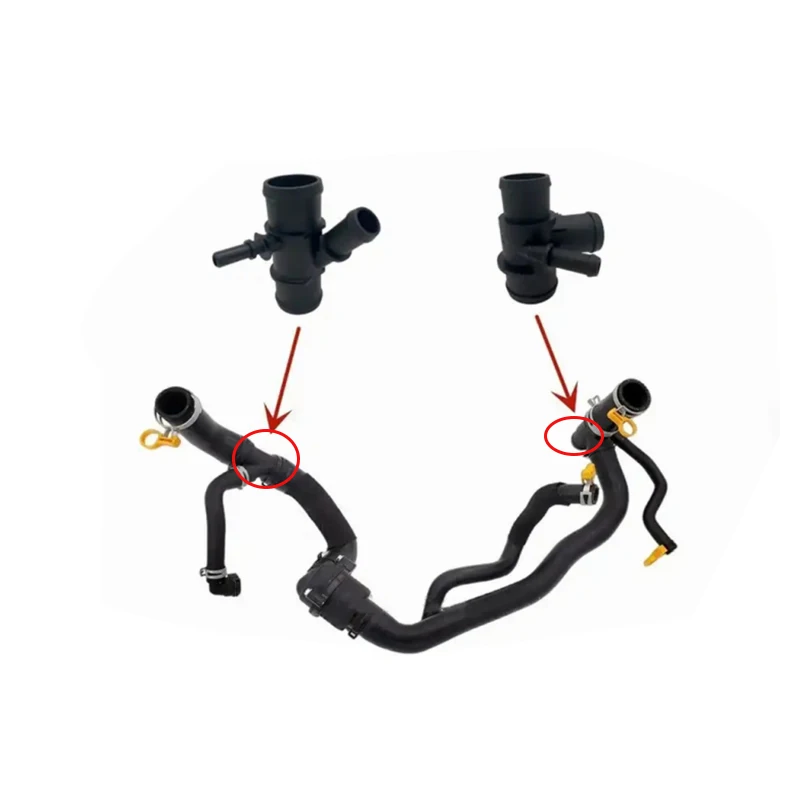 Lr025969 Car Top Thermostat Housing Water Pipe Connector For Land Rover