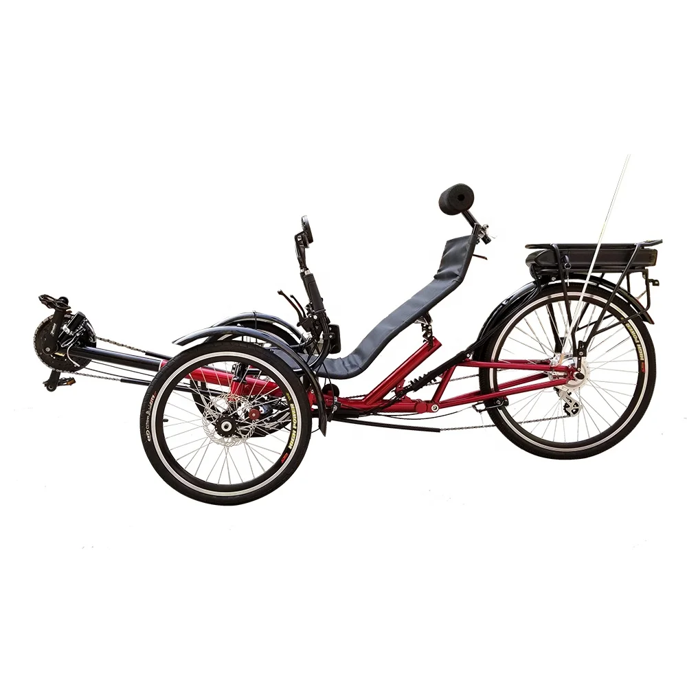 New Traveling Rear Suspension Three Wheel Electric 500watt Recumbent ...