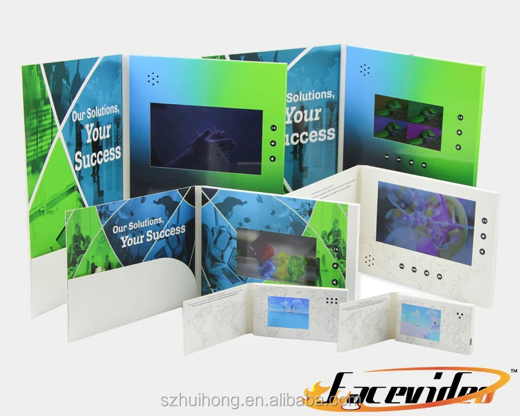 Video Business Card - 2.4 Inch LCD Screen with Magnetic Control