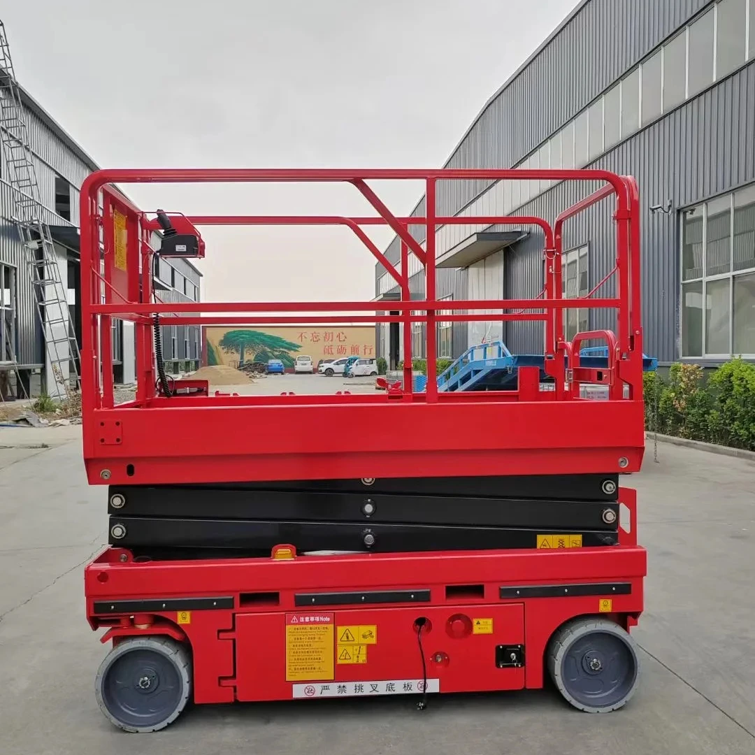 Portable Scissor Lift Elevator Movable Hydraulic Aerial Lifting ...