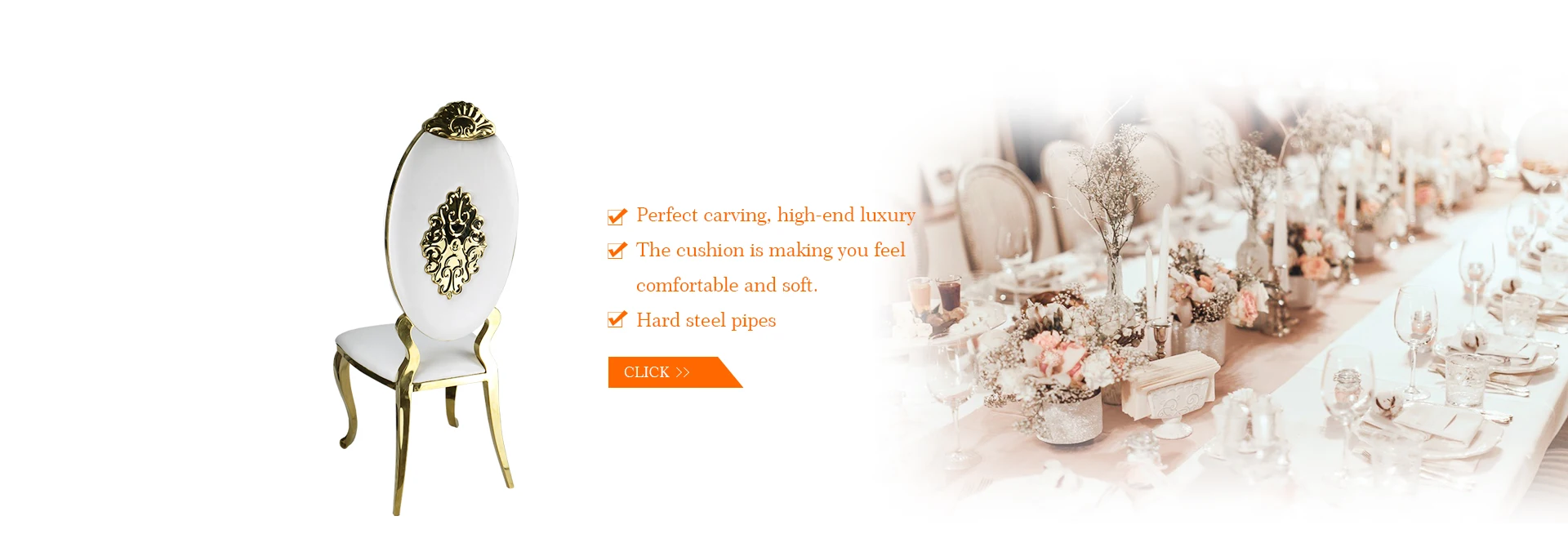 Foshan Yinma Furniture Co., Ltd. Wedding chair, Banquet chair/table