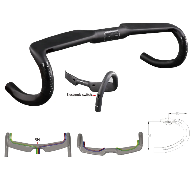 2020 Full Carbon Monocoque Road Handlebar Aerodynamic Design Buy