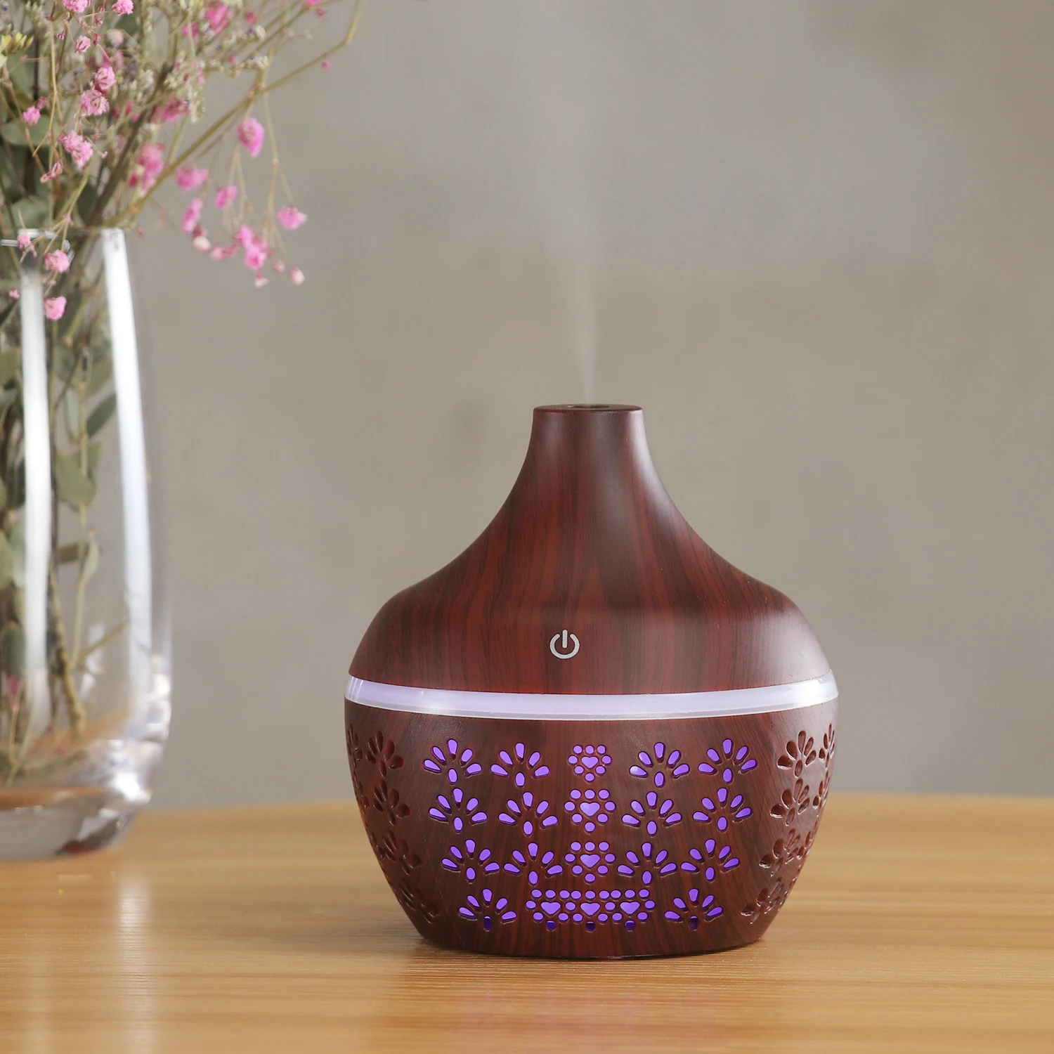 Portable USB Aroma Essential Oil Diffuser 7 Colors Led Light Ultrasonic Cool Mist Humidifier