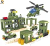 Amazon hot juguetes al por mayor DIY toys Military command center building toys Military base series large toys for boys PA02223