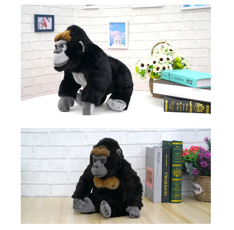 Chimpanzee Stuffed Animal Plush Toy Gorilla Plush Toys Custom Wild Animal Stuffed Toys