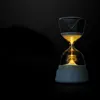 Wholesale Promotion Crafts Gifts 15 Minutes Sandglass Hourglass Sand Timer Clock with Light for Kids