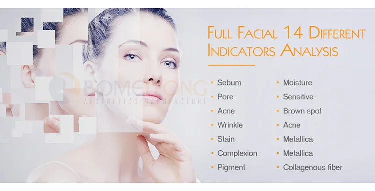 Intelligent face scanner skin elasticity analyzer