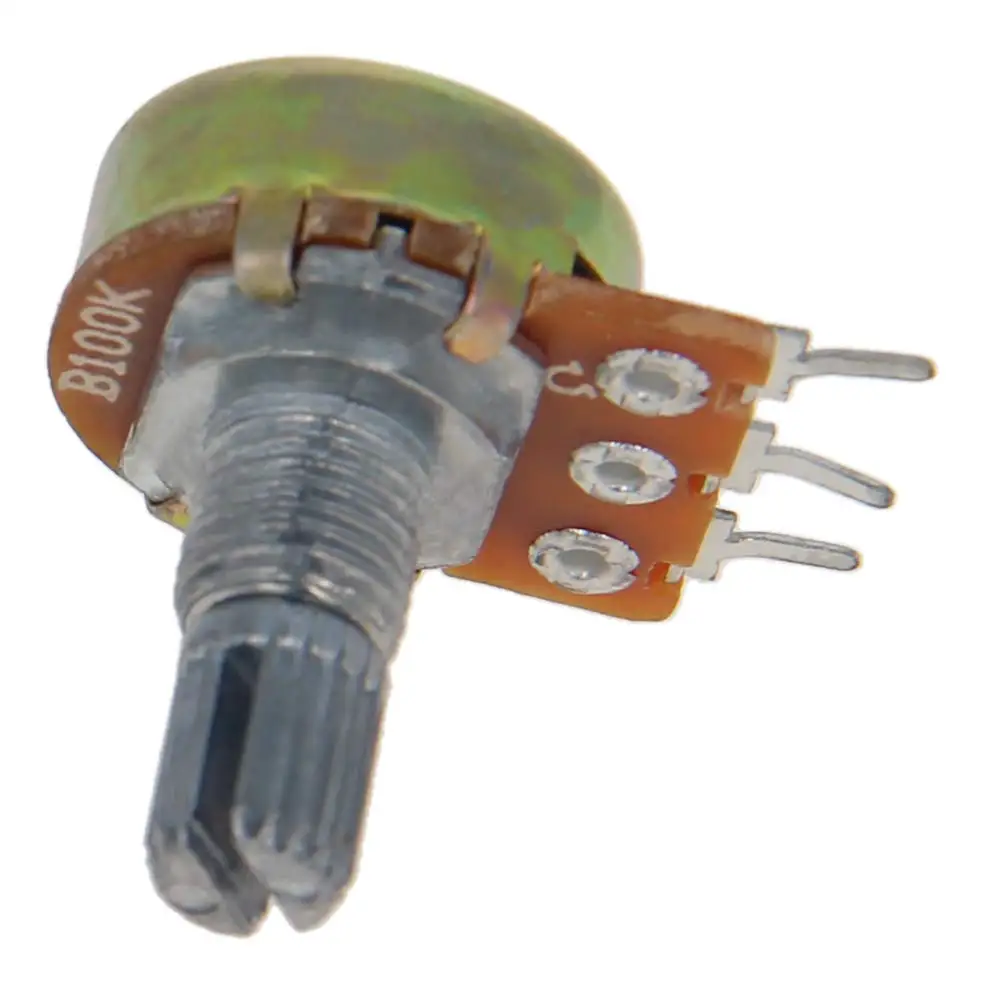 Taper Rotary Potentiometer Pot B1k 2k 5k 10k 20k 50k 100k 250k 500k 1m