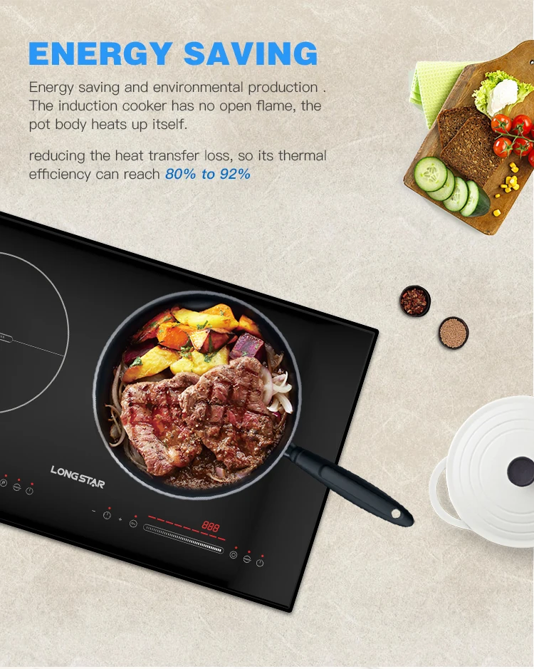 Pcb Board 220v 4000w Dual Induction Stove Digital Display Induction Hob Buy Dual Induction