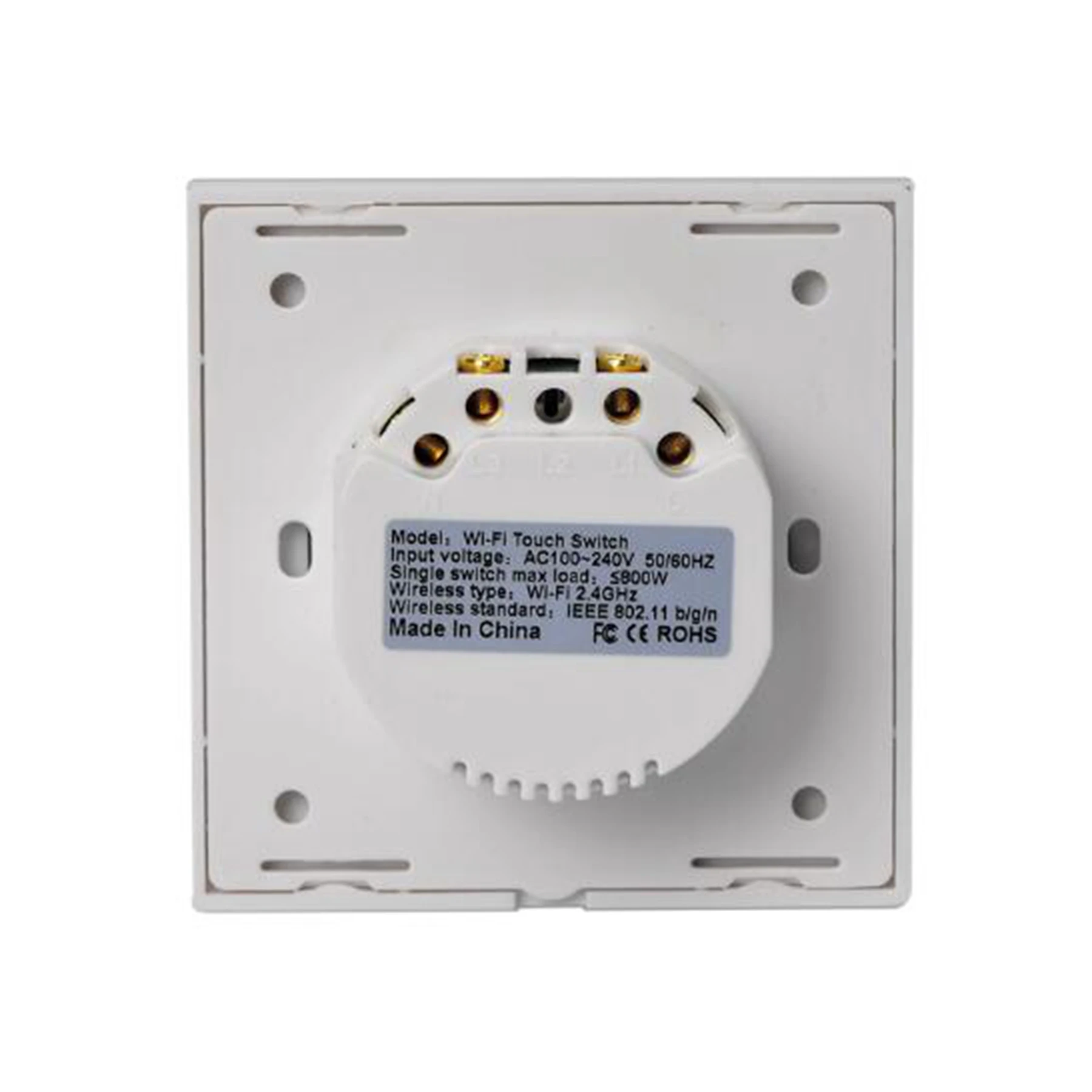 Smart Switch Amazon Echo Google Home WIFI Wall Switch Glass touch panel UK standard light switch - ANKUX.COM