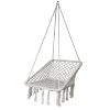 HR Square Swing Hammock Chair indoor outdoor PATIO SWING, rope hanging swing chair