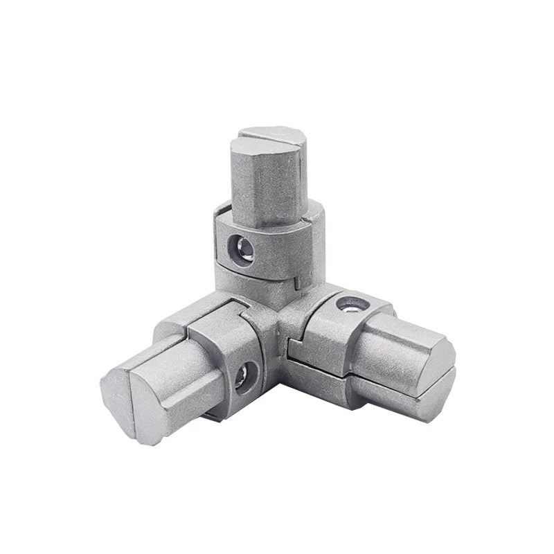 product 3d 90 degree internal connector third generation 1000 series aluminum alloy lean pipe connector accessories profile aluminum-18