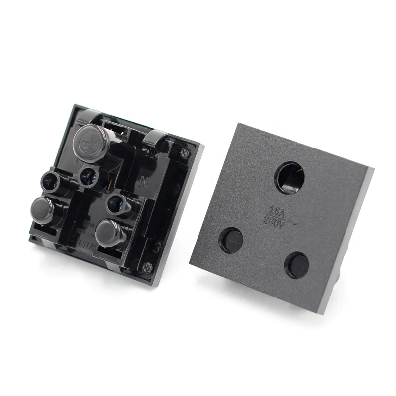 Universal South Africa 3 Pin Inlet Power Socket - 16A 250V