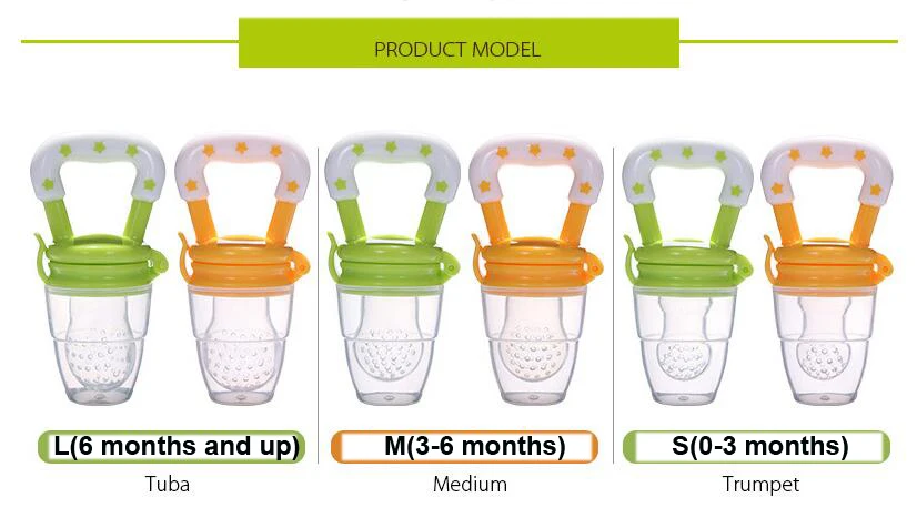 2019 Hot Seller Silicone Fresh Fruit Milk Nibbler Feeding Safe Kids Supplies Nipple Teat Pacifier Bottles