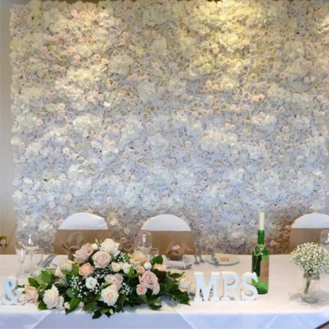 Wedding Decoration Flower Wall Mat Backdrop Flower Panel Artificial