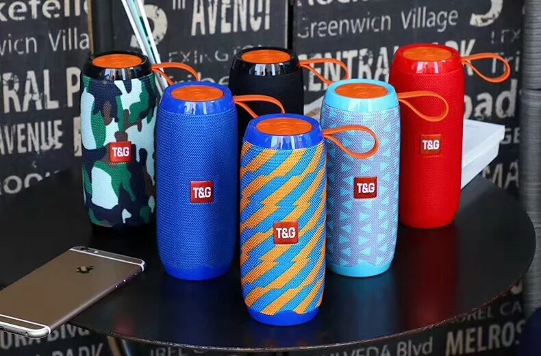 Hot Sale Fashion Portable Fabric Wireless Speaker TG106 with hands free function - ANKUX.COM