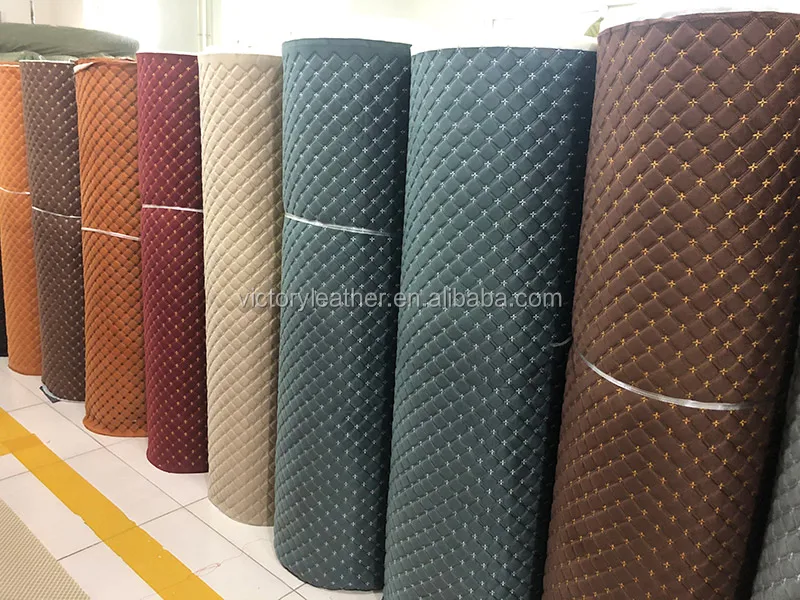 Embroidery Pvc Leather Car Floor Mat Roll For Car Mats & Car Seat