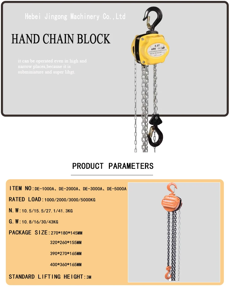 Direct Deal Hand Chain Block Hszd Chain Block In Hoists,1t2t3t5t Type Chain Hoist Buy Hszd