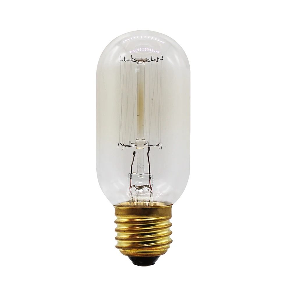 T45, T9-135 ,T9-185 ,T9-300  Add to New products Edison Bulb  E27 T45 Globe 40W 60W carbon filament