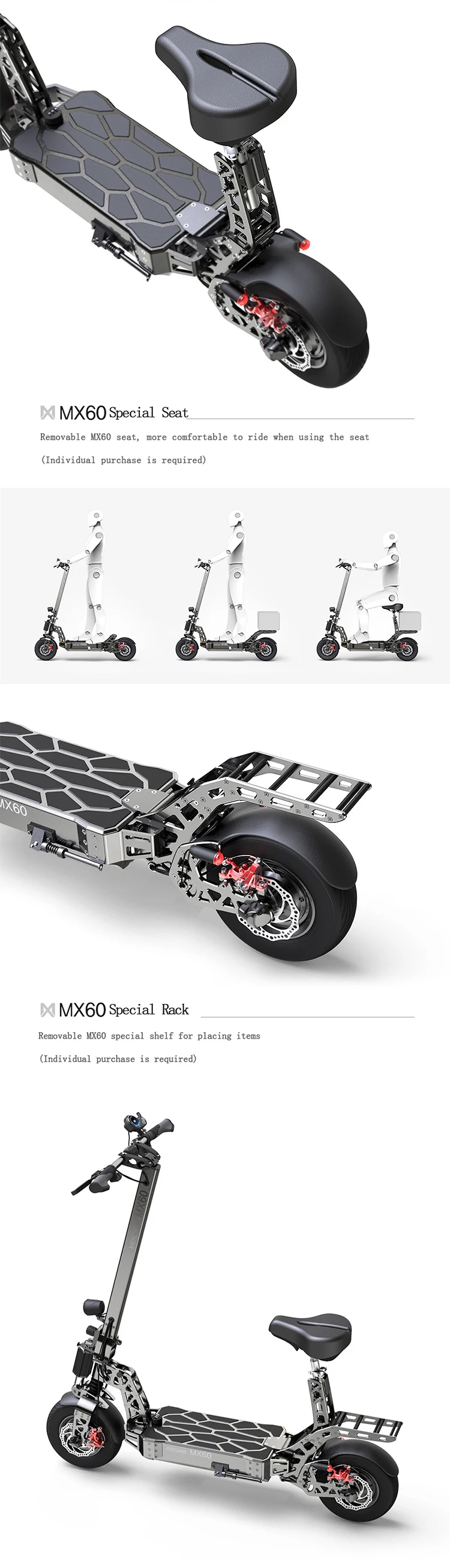 2020 mercane electric scooter 2000w off road scooter 2000w battery swappable e scooter 2000w