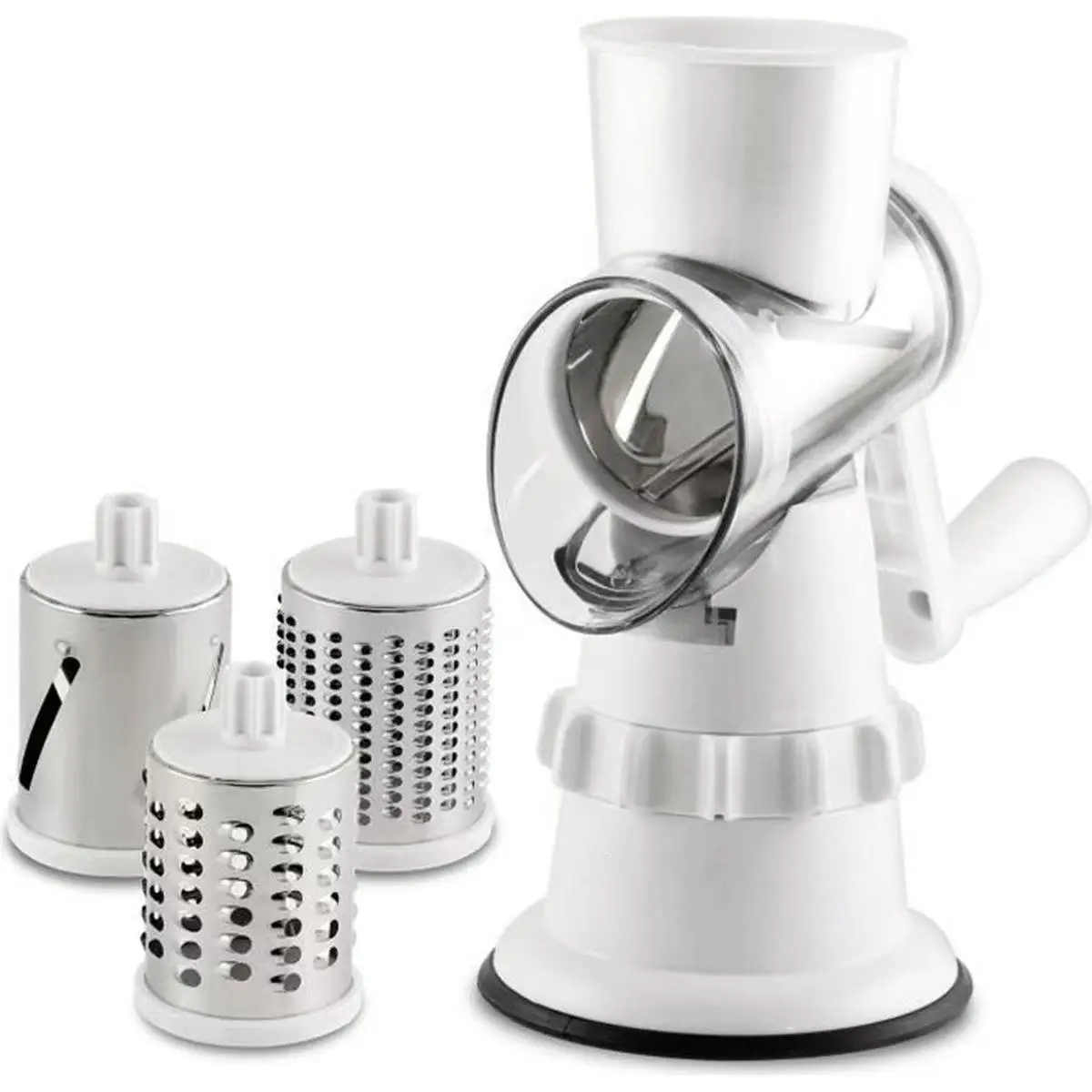 2nd Generation Multifunctional Hand-Cranked Kitchen Tool Plastic Fruit & Vegetable Cutter for Potatoes Shredded Vegetable Slices